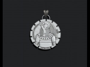 ANUBIS KING PENDANT EGYPT PHARAONIC Modello di stampa 3D