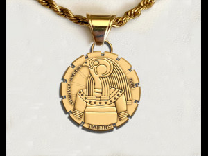 ANUBIS KING PENDANT EGYPT PHARAONIC Modello di stampa 3D