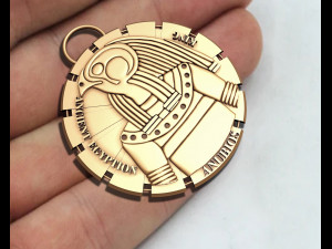 ANUBIS KING PENDANT EGYPT PHARAONIC Modello di stampa 3D