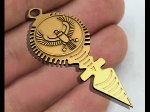 호루스 팔콘 새 이집트 펜던트 3D 프린트 모델