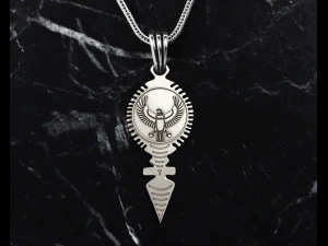 HORUS FALCON BIRD EGYPTIAN PENDANT 3D Print Model