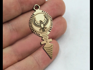 HORUS FALCON BIRD EGYPTIAN PENDANT 3D Принт Модель