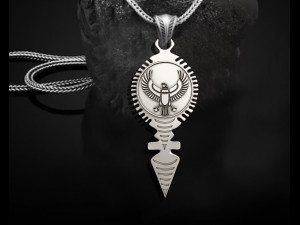 HORUS FALCON BIRD EGYPTIAN PENDANT 3D Принт Модель