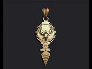 HORUS FALCON BIRD EGYPTIAN PENDANT 3D Принт Модель