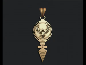 HORUS FALCON BIRD EGYPTIAN PENDANT 3D Print Model