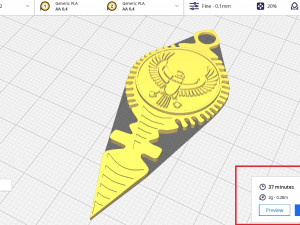 HORUS FALCON BIRD EGYPTIAN PENDANT 3D Принт Модель