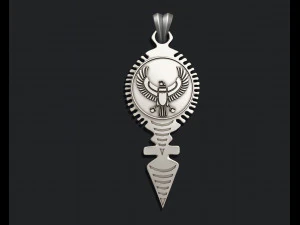HORUS FALCON BIRD EGYPTIAN PENDANT 3D Print Model