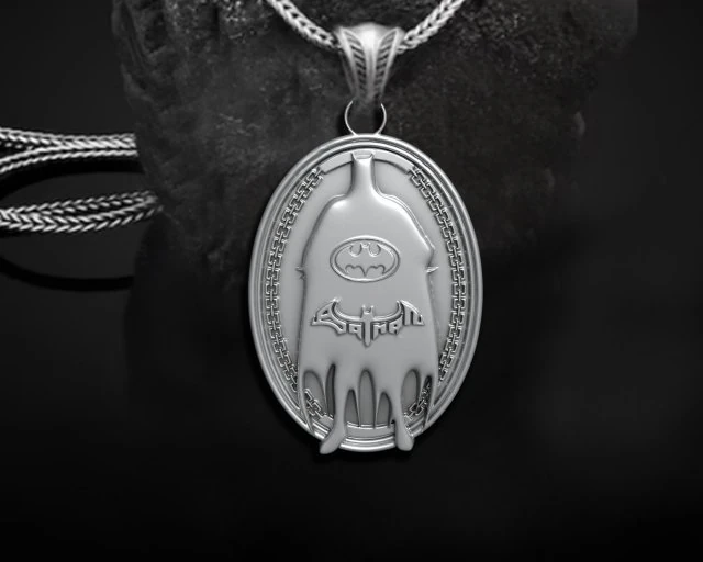 BATMAN PENDANT 3D Print Model .c4d .max .obj .3ds .fbx .stl .blend