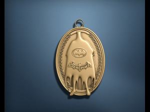 BATMAN PENDANT Modello di stampa 3D