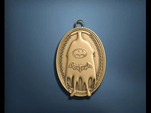 BATMAN PENDANT 3D Print Model