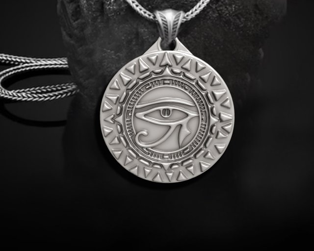 EYE HORUS PENDANT ANCIENT EGYPT Modelo de impresión 3D .c4d .max .obj .3ds .fbx .stl .blend 