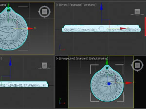 EYE HORUS PENDANT ANCIENT EGYPT 3D Print Model