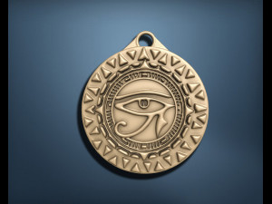 EYE HORUS PENDANT ANCIENT EGYPT Modelo de impresión 3D