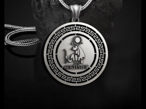 SEKHMET KING Ancient Pendant 3D Принт Модель