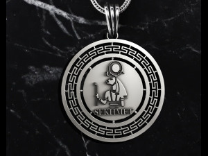 SEKHMET KING Ancient Pendant 3D Принт Модель