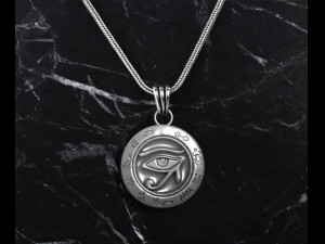 Ancient Egypt Pharaonic Eye Horus pendant Modello di stampa 3D