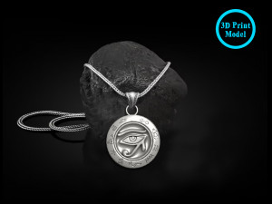 Ancient Egypt Pharaonic Eye Horus pendant Modello di stampa 3D