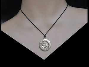 Ancient Egypt Pharaonic Eye Horus pendant Modello di stampa 3D