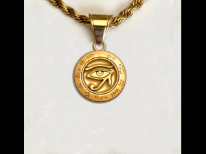 Ancient Egypt Pharaonic Eye Horus pendant Modello di stampa 3D