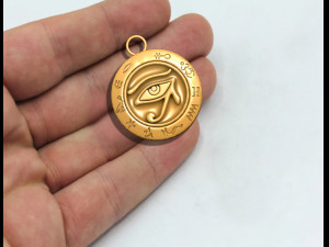 Ancient Egypt Pharaonic Eye Horus pendant Modello di stampa 3D