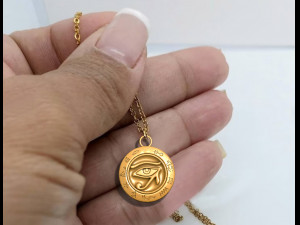 Ancient Egypt Pharaonic Eye Horus pendant Modello di stampa 3D