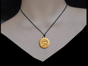 Ancient Egypt Pharaonic Eye Horus pendant Modello di stampa 3D