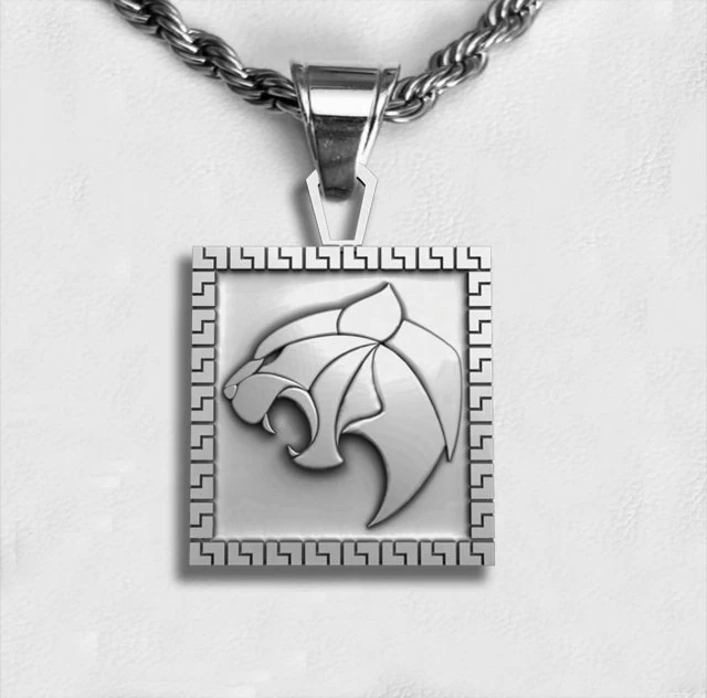 Tiger Pendant 3D Print Model .c4d .max .obj .3ds .fbx .stl .blend 