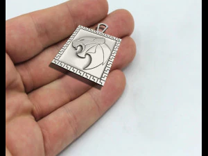 Tiger Pendant 3D Print Model