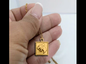 Tiger Pendant 3D Print Model