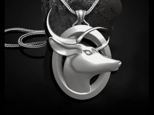 Dear Pendant 3D Print Model