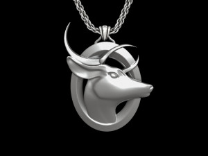 Dear Pendant Modelo de Impressão 3D
