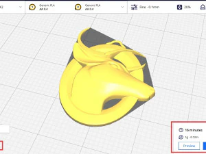 Dear Pendant 3D Print Model