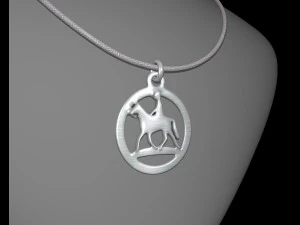 HORSE STL JEWELRY PENDANT 3D Print Model