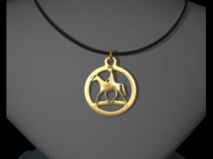 HORSE STL JEWELRY PENDANT 3D Print Model