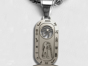 CARTOUCH EYE HORUS PENDANT 3D Принт Модель