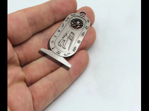 CARTOUCH EYE HORUS PENDANT 3D Print Model