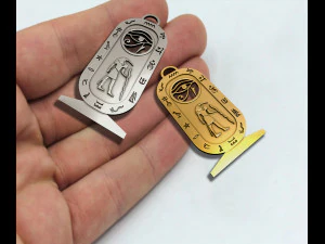 CARTOUCH EYE HORUS PENDANT 3D Print Model