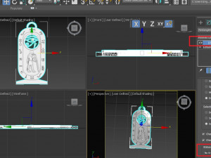 CARTOUCH EYE HORUS PENDANT 3D Принт Модель