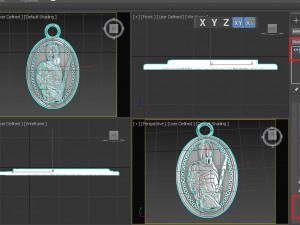 WARRIOR MAN ANCIENT PENDANT Modelo de Impressão 3D