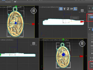 EGRET BIRD PENDANT Modello di stampa 3D