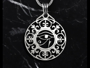 EYE HORUS PENDANT E110 3D प्रिंट मॉडल
