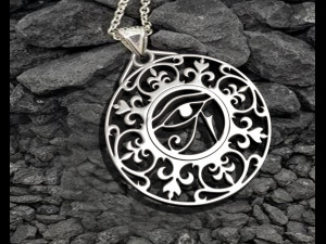 EYE HORUS PENDANT E110 3D प्रिंट मॉडल