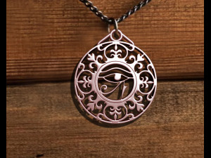 EYE HORUS PENDANT E110 3D प्रिंट मॉडल