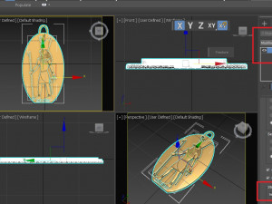 Anubis king Pendant Egypt Pharaonic Art 3D Print Model