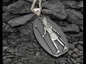 Anubis king Pendant Egypt Pharaonic Art 3D Print Model
