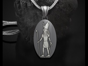 Anubis king Pendant Egypt Pharaonic Art 3D Print Model