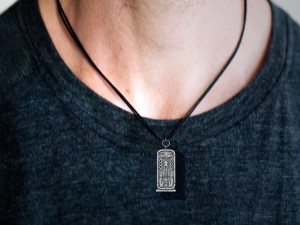 Kartuş Kolye Kolye Firavun Yazıtları Mısır 3D Baskı Modeli