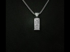 Kartuş Kolye Kolye Firavun Yazıtları Mısır 3D Baskı Modeli