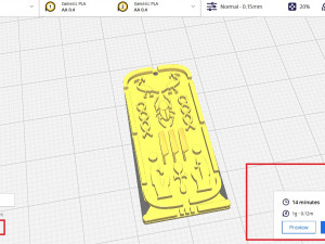 Kartuş Kolye Kolye Firavun Yazıtları Mısır 3D Baskı Modeli
