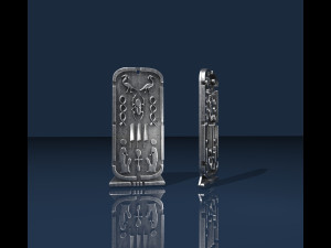 Kartuş Kolye Kolye Firavun Yazıtları Mısır 3D Baskı Modeli